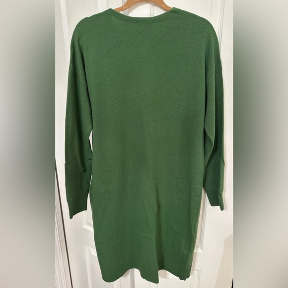 NWT Ann Taylor wool and nylon long button front cardigan. Size Large - Picture 4 of 6